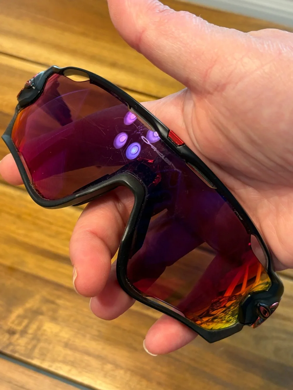 Oakley Jawbreaker Prizm Sport with Red Lenses